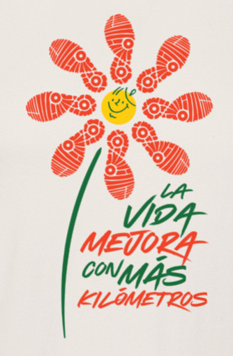 Camiseta "Más KM, mejor vida "