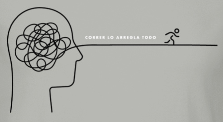 Camiseta "La solución es correr"