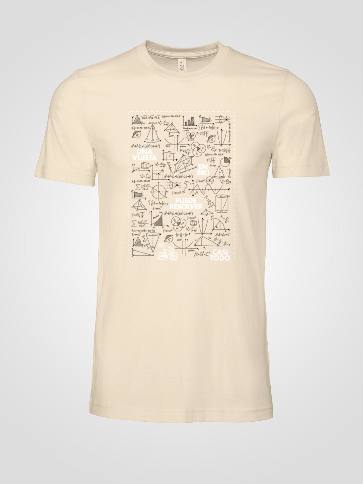 Camiseta "La bici casi todo lo puede"