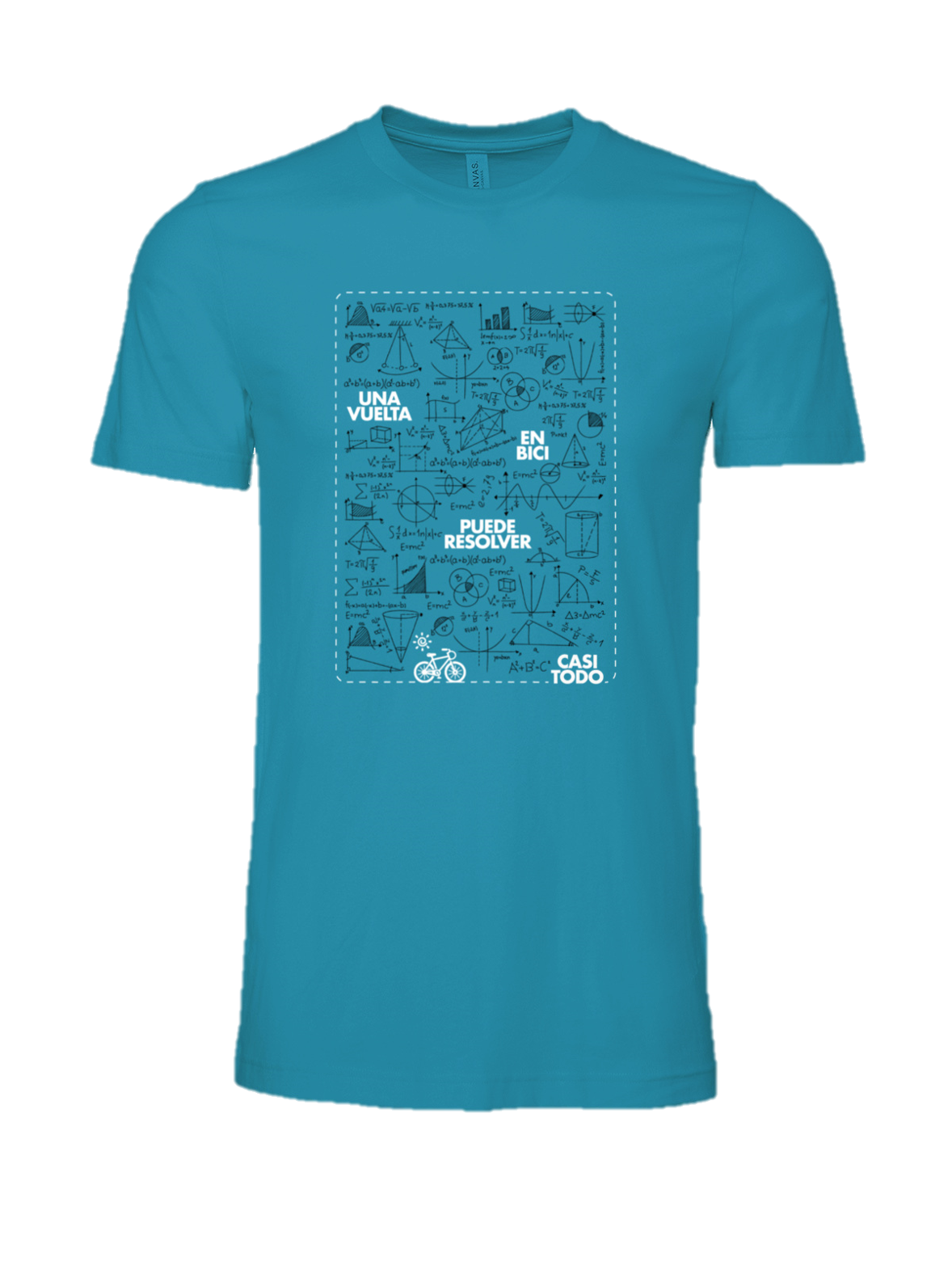 Camiseta "La bici casi todo lo puede"