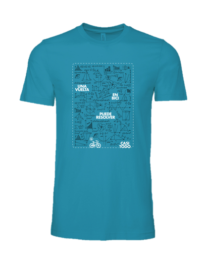 Camiseta "La bici casi todo lo puede"