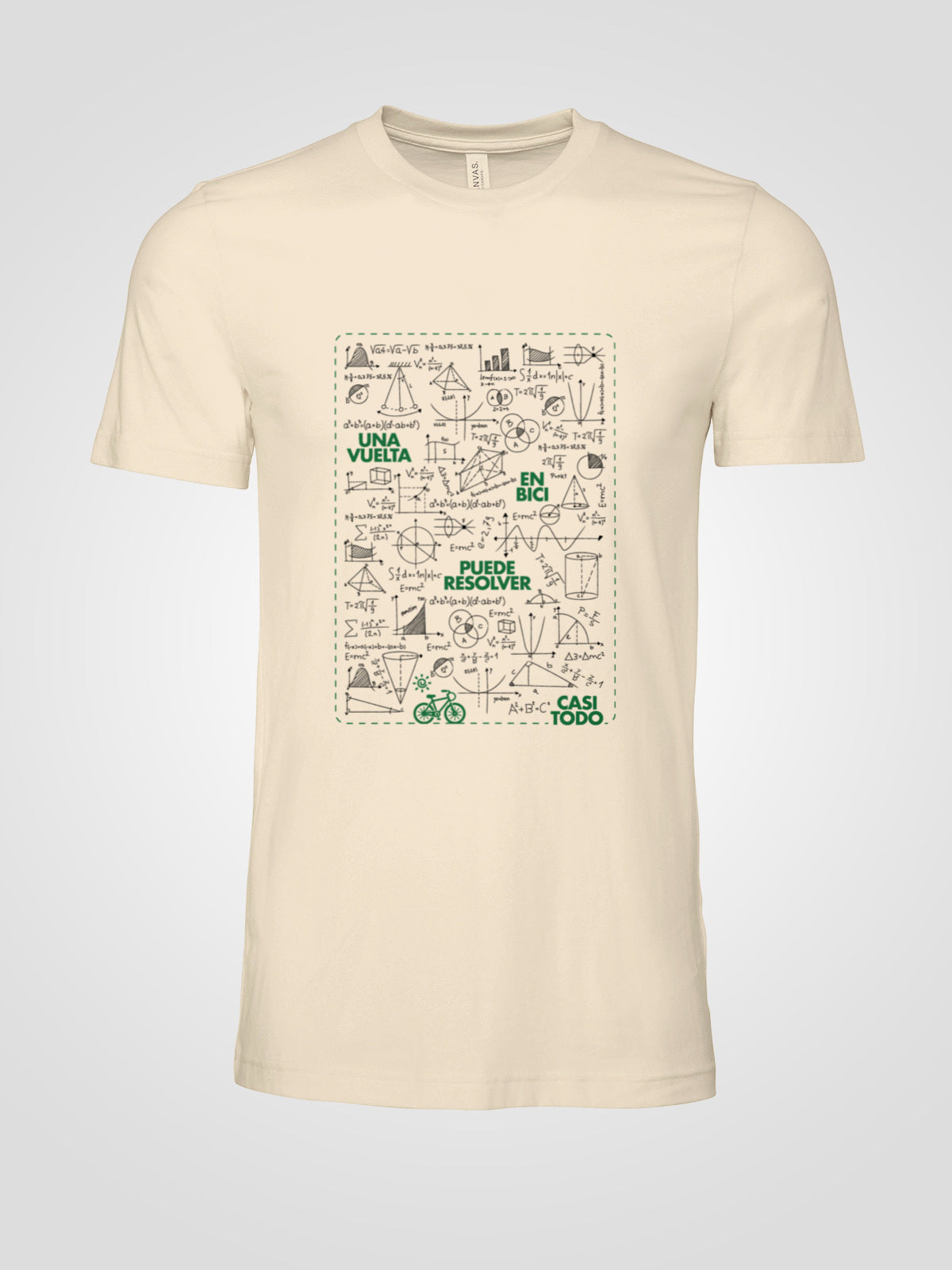 Camiseta "La bici casi todo lo puede"