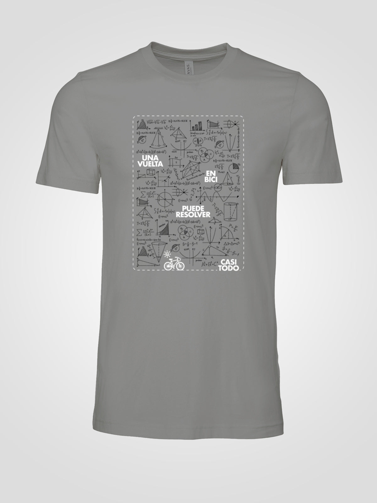 Camiseta "La bici casi todo lo puede"