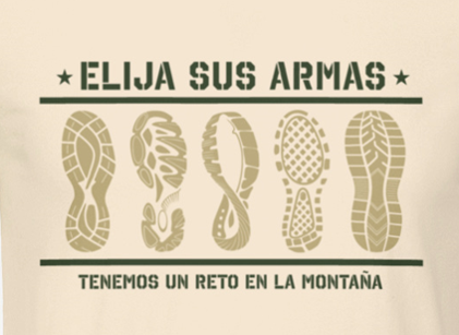 Camiseta "Escoja sus armas"